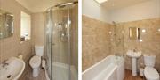 Bathrooms at Autumn Cottage at Helm Mount Cottages in Barrows Green, Cumbria