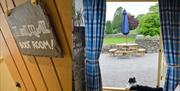 Boot Room and Patio Entrance at Autumn Cottage at Helm Mount Cottages in Barrows Green, Cumbria