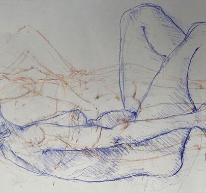 Life Drawing from the Untutored Life Drawing Workshops at Brewery Arts in Kendal, Cumbria