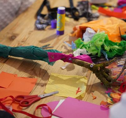 Craft Supplies at the Brewery Tots: Mini Mess Makers Events at Brewery Arts in Kendal, Cumbria