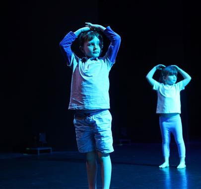 Children at the Stage Stars Course at Brewery Arts in Kendal, Cumbria