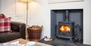 Lounge and Fireplace at Eagle Cottage in Patterdale, Lake District