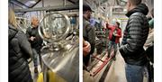 Visitors on a Brewery Tour at Bowness Bay Brewing in Kendal, Cumbria