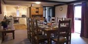 Brae Fell dining room and kitchen
