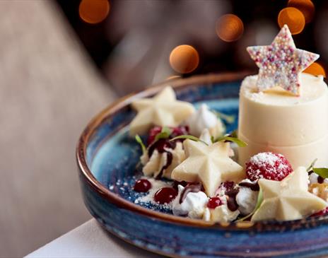 Festive Dining in Lounges and Conservatory at The Borrowdale Hotel in Borrowdale, Lake District