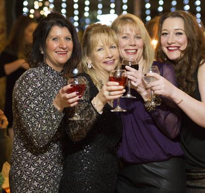 Guests at A Party Night to Remember at the Borrowdale Hotel in Borrowdale, Lake District