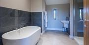 Bathroom at Low Ploughlands Holiday Lets in Little Musgrave, Cumbria