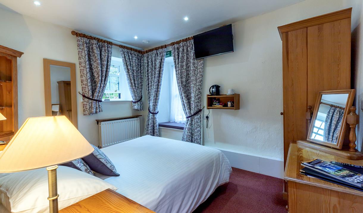Bedroom at the Britannia Inn in Elterwater, Lake District