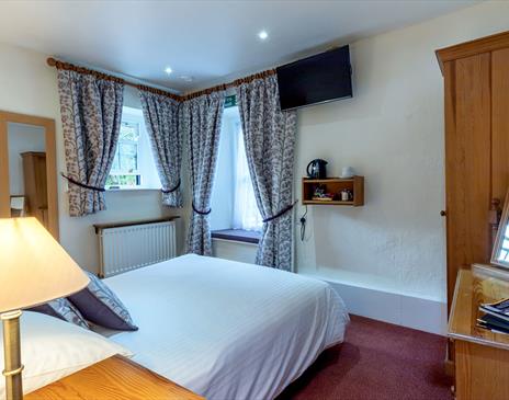 Bedroom at the Britannia Inn in Elterwater, Lake District