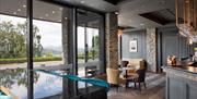 Bar Seating and Views at The Ro Hotel in Bowness-on-Windermere, Lake District