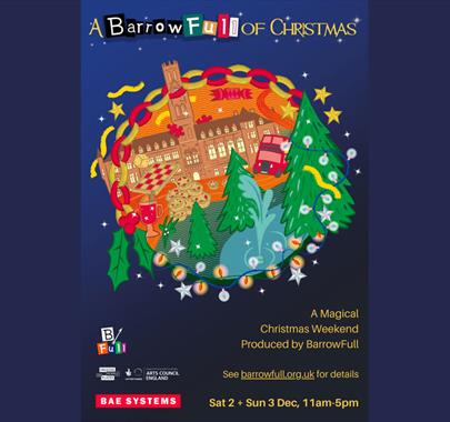 Poster for A BarrowFull of Christmas in Barrow-in-Furness, Cumbria