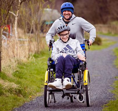 Visitors Enjoying Accessible Activities at Bendrigg Trust in the Lake District, Cumbria