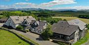Aerial View of Bendrigg Lodge at Bendrigg Trust near Kendal, Cumbria