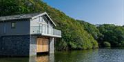 Waterbird Boathouse external view from Lake Windermere at Hill of Oaks