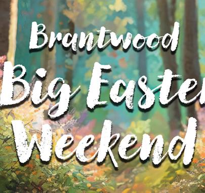 Poster for Brantwood Big Easter Weekend in Coniston, Lake District