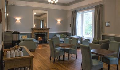 Lounge Space at The Bar at Brathay Hall in Clappersgate, Lake District
