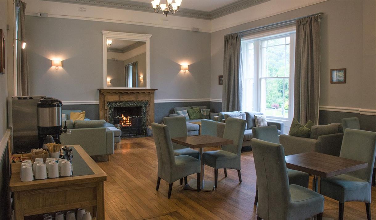 Lounge Space at The Bar at Brathay Hall in Clappersgate, Lake District
