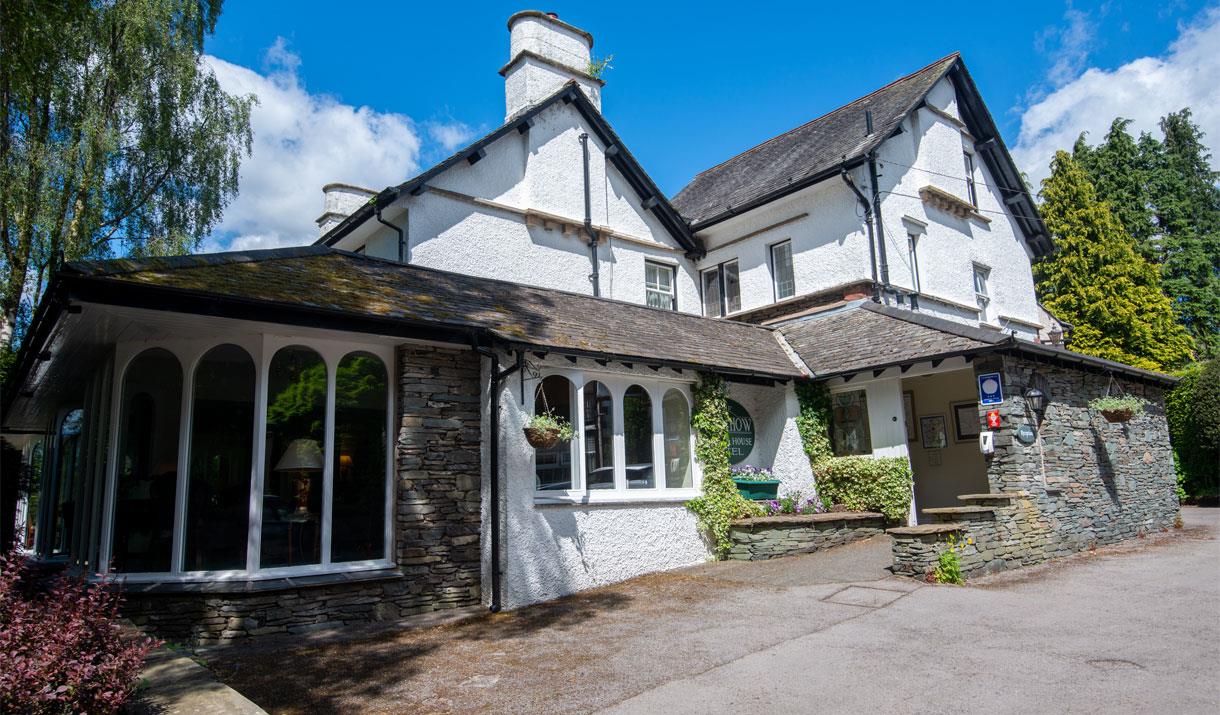 Exterior of Burn How Garden House Hotel in Bowness-on-Windermere, Lake District