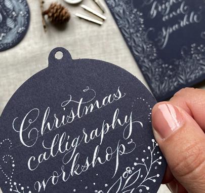 Festive Modern Calligraphy for Absolute Beginners at Shed 1 in Ulverston, Cumbria