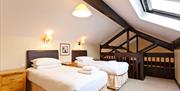 Loft Bedroom in a Self Catered Unit at Burnside Park in Bowness-on-Windermere, Lake District