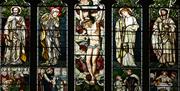Edward Burne Jones Window at Jesus Church in Troutbeck on the Artistic Lakeland tour with Cumbria Tourist Guides