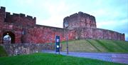 Carlisle Castle on the Cumbrian Crenellations tour by Cumbria Tourist Guides