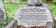 Charlotte Mason's Grave on the Literally Lakes tour with Cumbria Tourist Guides