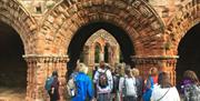 Furness Abbey on the Sacred Spaces tour with Cumbria Tourist Guides