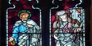 Edwin Burne Jones Stained Glass in Irton Church on the Sacred Spaces tour with Cumbria Tourist Guides