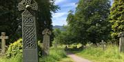 Crossthwaite Churchyard on the Sacred Spaces tour with Cumbria Tourist Guides