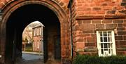 Cathedral Gate in Carlisle on tours with Cumbria Tourist Guides