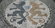 Street Mosaic in Whitehaven on tours with Cumbria Tourist Guides