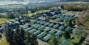 Bird's Eye View of Ullswater Holiday Park in Watermillock, Lake District