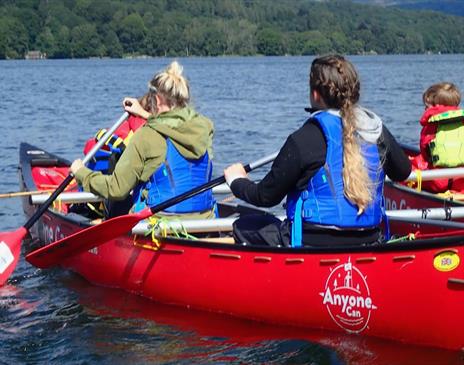 Accessible Canoeing at Keswick Mountain Festival with Anyone Can in the Lake District, Cumbria