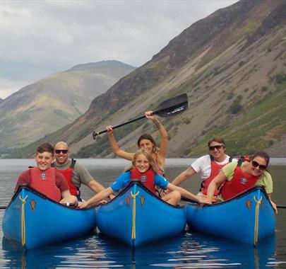 Canoeing with West Lakes Adventure in the Eskdale Valley, Lake District