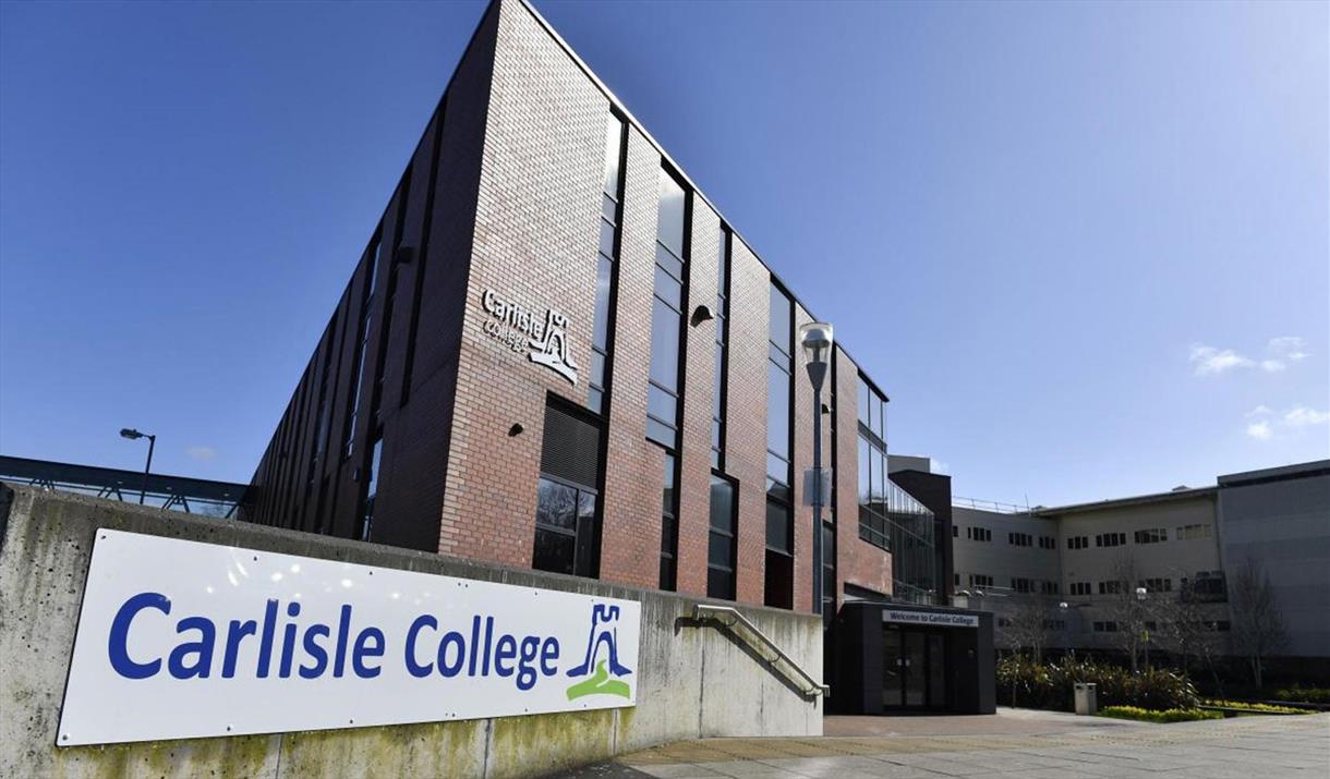 Exterior at Carlisle College in Carlisle, Cumbria