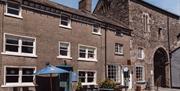 Exterior and Entrance as Seen from the Street of Coffee & Stays at Cartmel Square in Cartmel, Cumbria