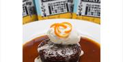 Famous Sticky Toffee Pudding at Cartmel Village Shop in Cartmel, Cumbria