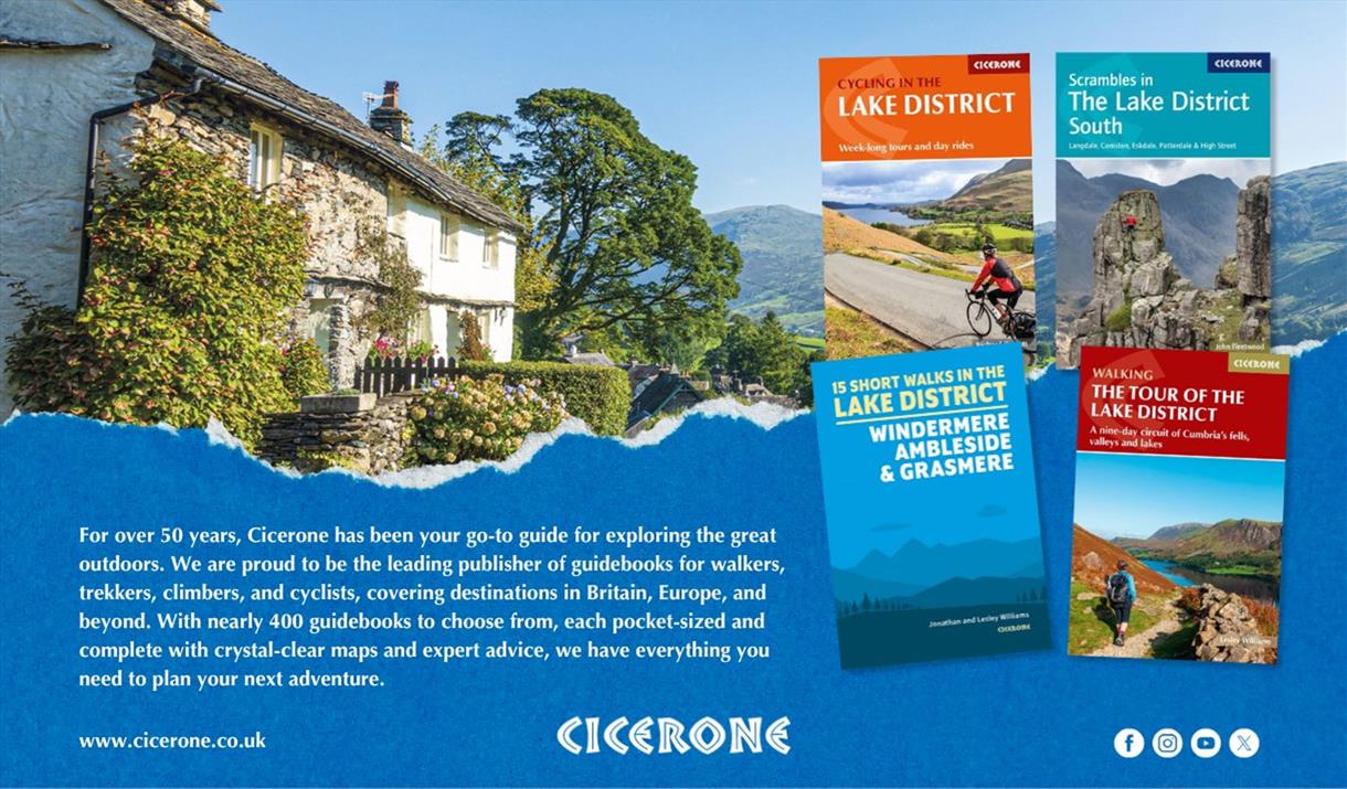 Range of Cicerone Guides on the Lake District, Cumbria