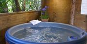 Hot Tub at The Bridge Cottages in Coniston, Lake District