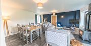 Lounge and Dining Area at Cow Barn in Duddon Bridge, Lake District