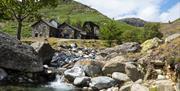 Exterior and Grounds at The Coppermines Mountain Cottages in Coniston, Lake District