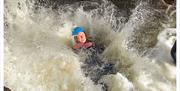 Visitor Scrambling and Canyoning with Crags Adventures in the Lake District, Cumbria