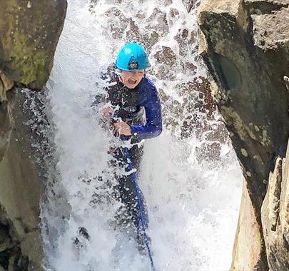 Visitor Canyoning with Crags Adventures in the Lake District, Cumbria