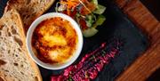 French Onion Soup at The Restaurant at Crooklands Hotel in Milnthorpe, Cumbria
