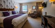 Deluxe Double Bedroom at Crooklands Hotel in Milnthorpe, Cumbria