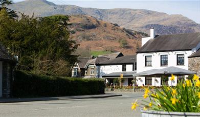 Exterior of The Crown Inn in Coniston, Lake District