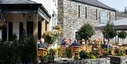 Outdoor Seating at The Crown Inn in Coniston, Lake District