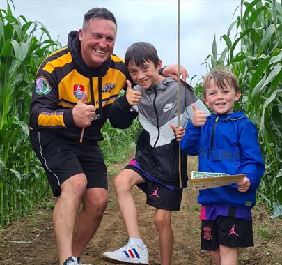 Family Days Out at Cumbrian Cow Maize Maze in Ulverston, Cumbria