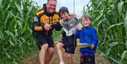 Family Days Out at Cumbrian Cow Maize Maze in Ulverston, Cumbria